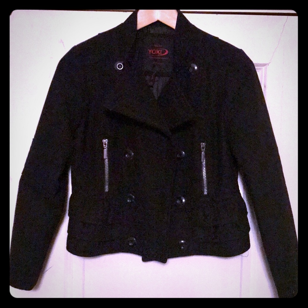 🎉SOLD🎉🛍2/$40 New girls wool-blend jacket